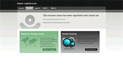 Desktop Screenshot of bases-capital.com